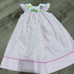 Smocked birthday dress